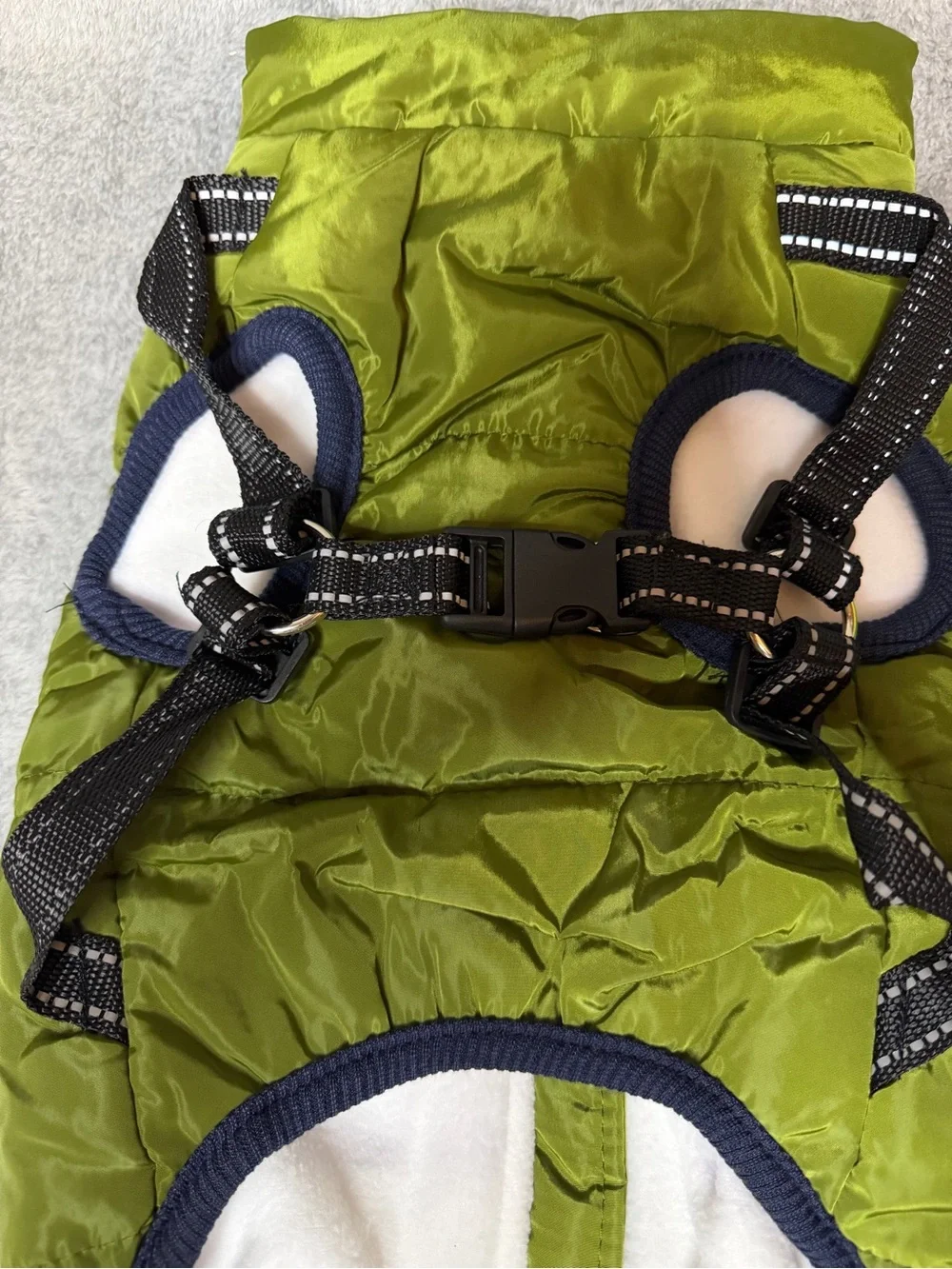 Pet Dog Jacket With Harness Winter Warm Dog Clothes  Dog Coat Outfits